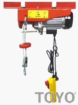 TOYO小型電動葫蘆吊鉤強(qiáng)度、韌性并存于一身